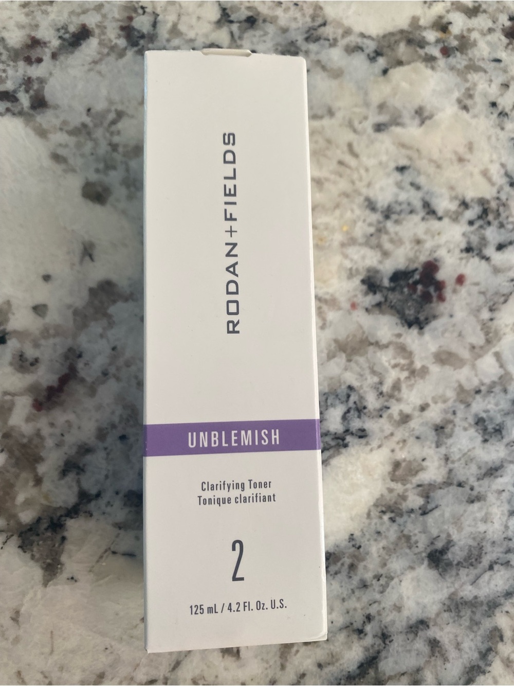 Rodan + Fields Unblemish Clarifying Toner - Purple & White